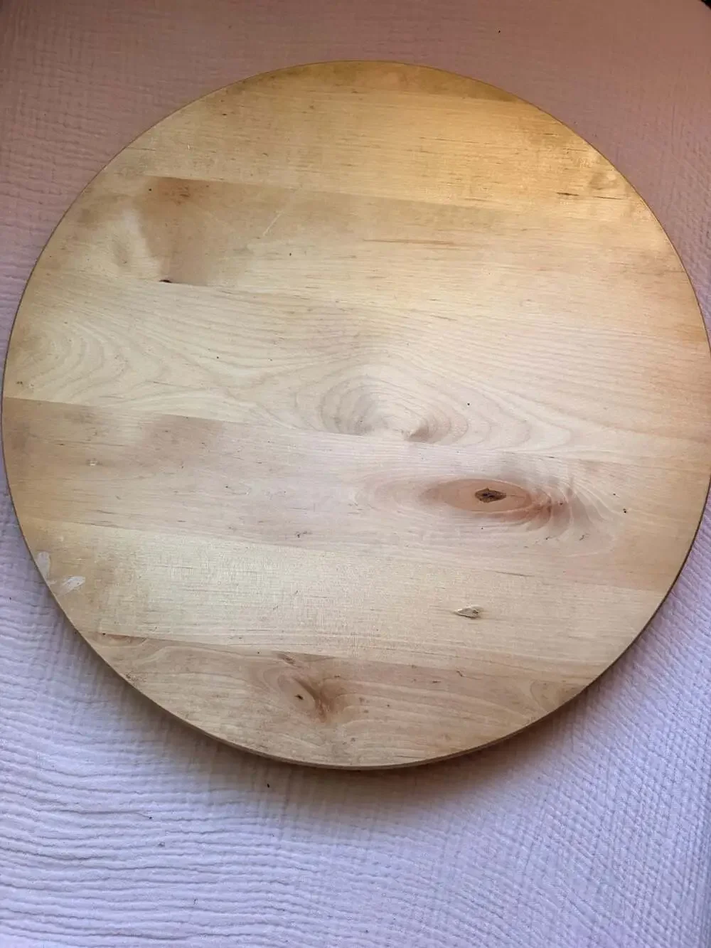 Wooden Lazy Susan Turntable Serving Tray